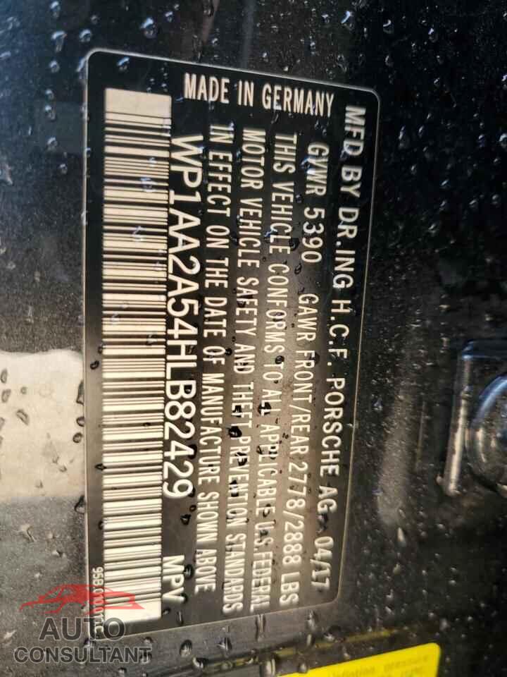 PORSCHE MACAN 2017 - WP1AA2A54HLB82429