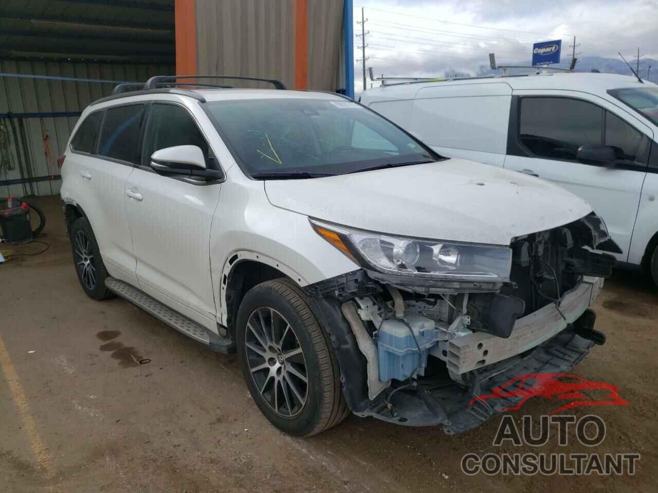TOYOTA HIGHLANDER 2017 - 5TDKZRFH3HS219933