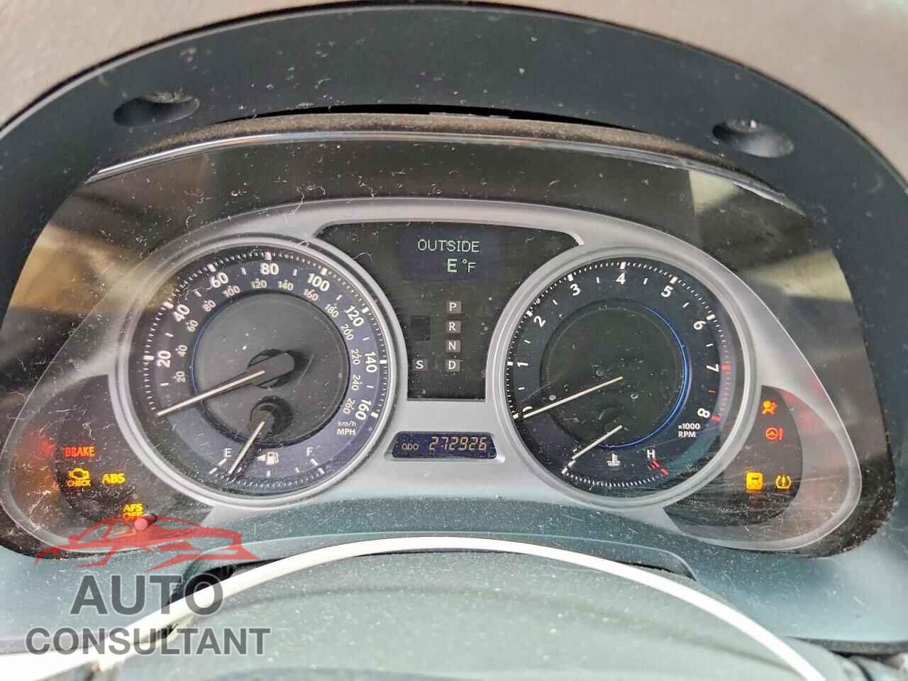 LEXUS IS 2010 - JTHBF5C24A2095894