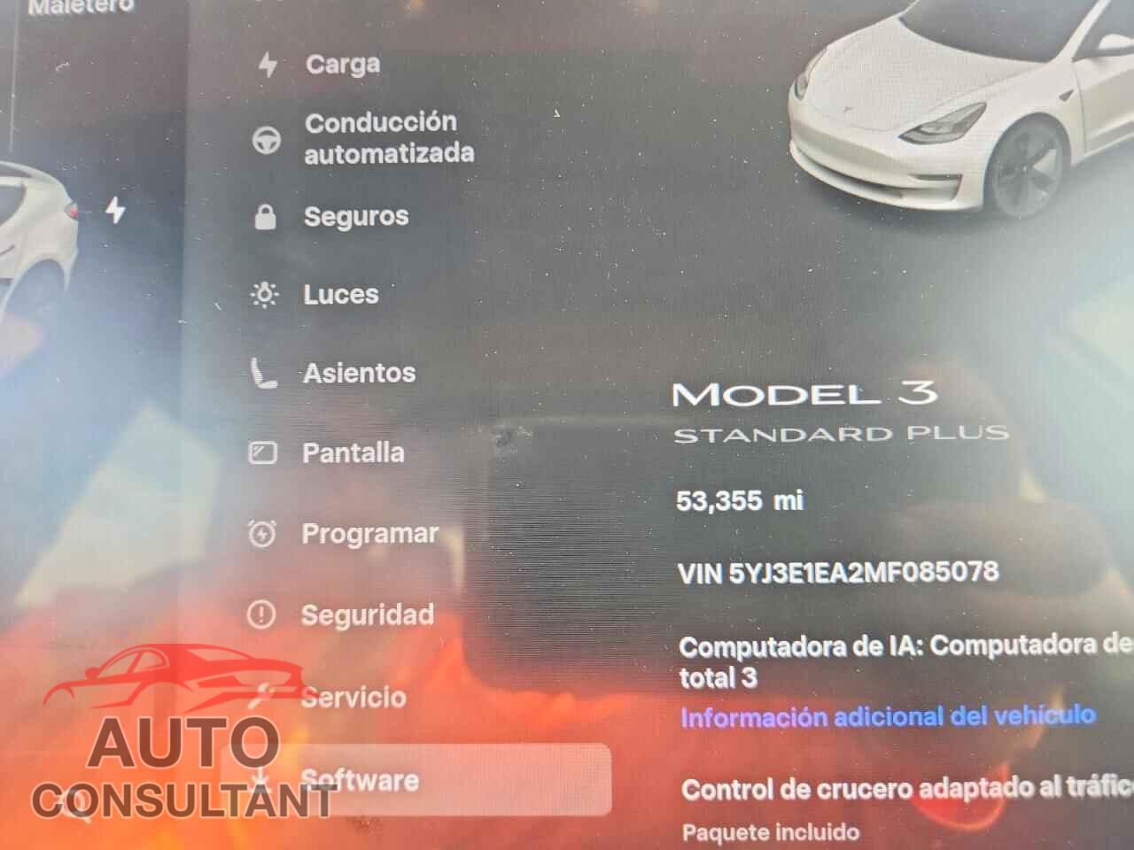 TESLA MODEL 3 2021 - 5YJ3E1EA2MF085078