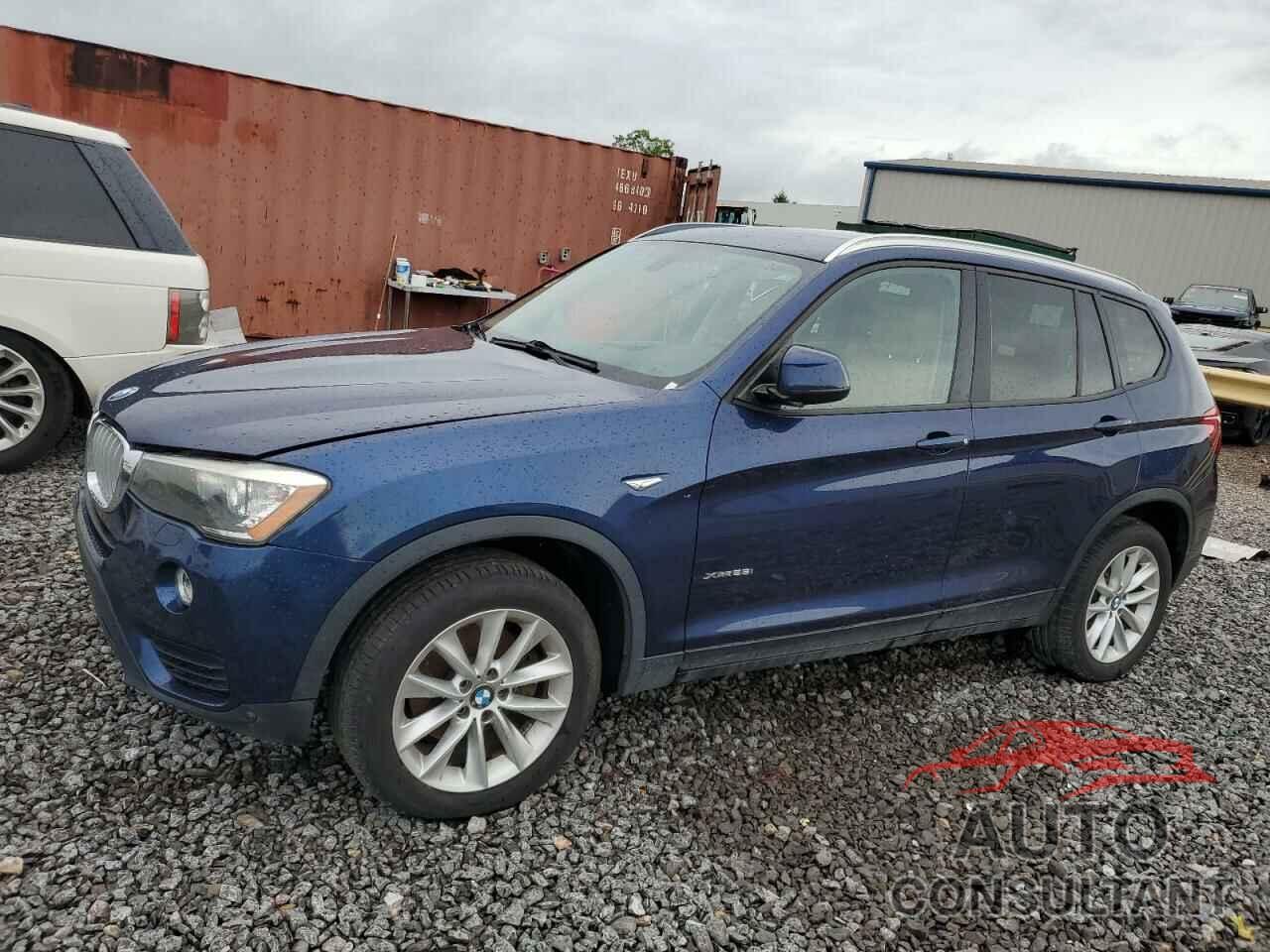 BMW X3 2016 - 5UXWX9C55G0D90123
