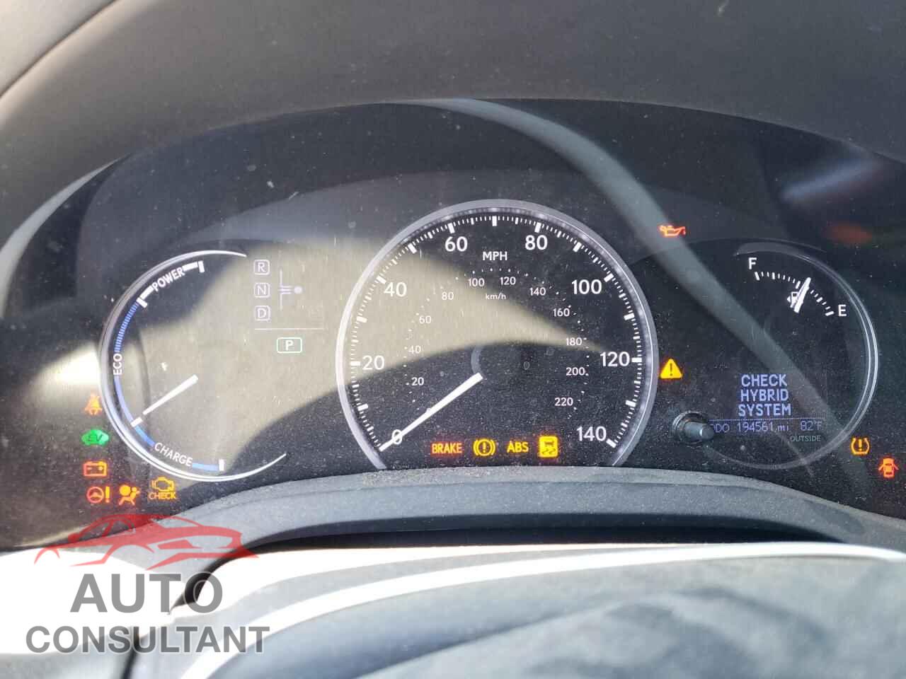 LEXUS CT 200 2012 - JTHKD5BH4C2117066