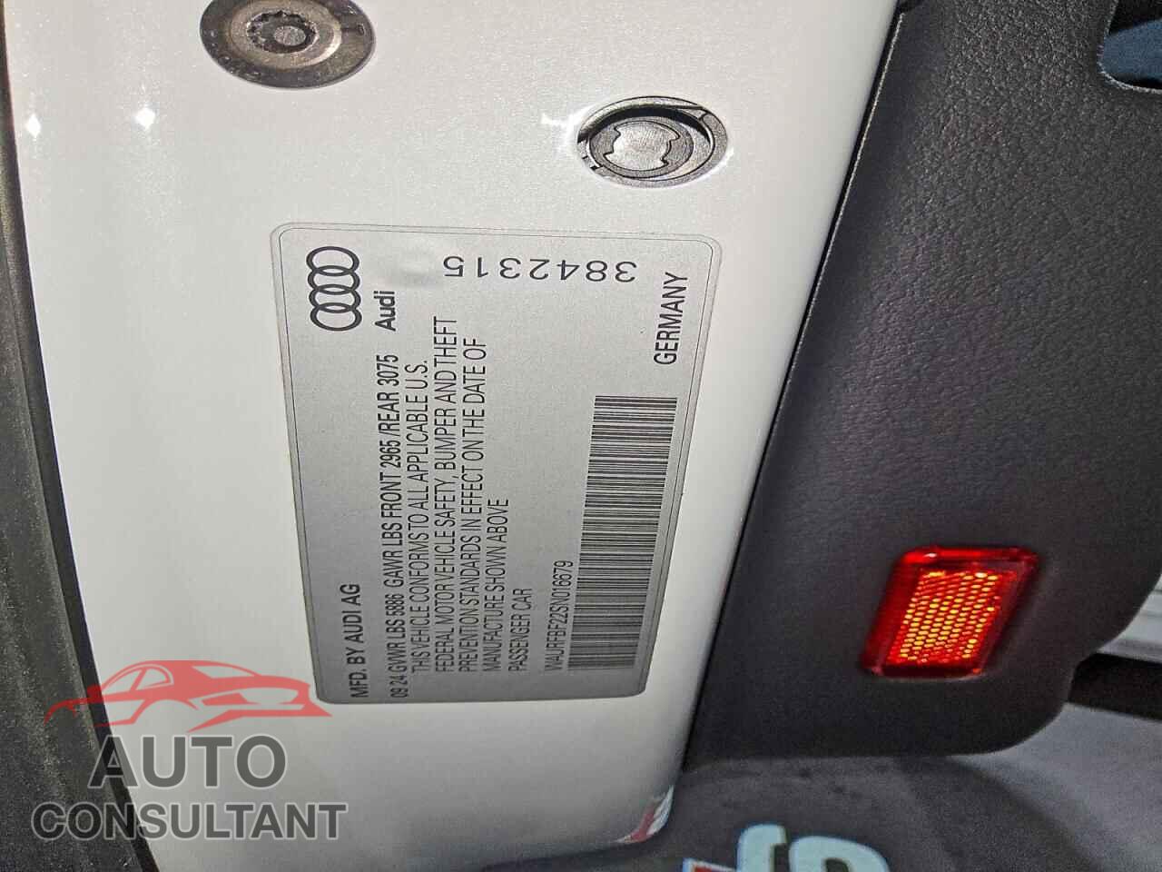 AUDI S7/RS7 2025 - WAURFBF22SN016679
