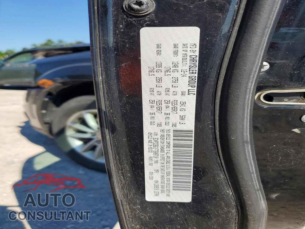 DODGE JOURNEY 2015 - 3C4PDDBG1FT608710