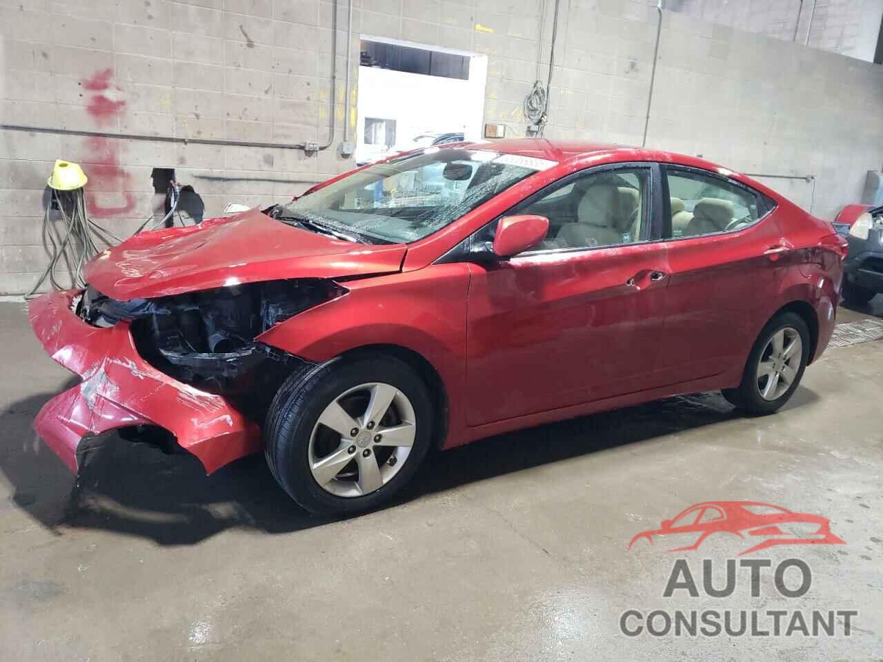 HYUNDAI ELANTRA 2012 - KMHDH4AE0CU179998