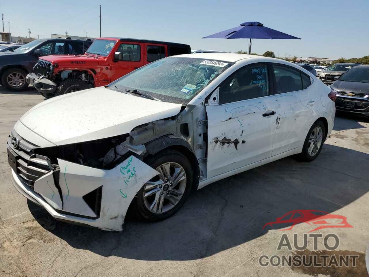 HYUNDAI ELANTRA 2020 - 5NPD84LF5LH624515