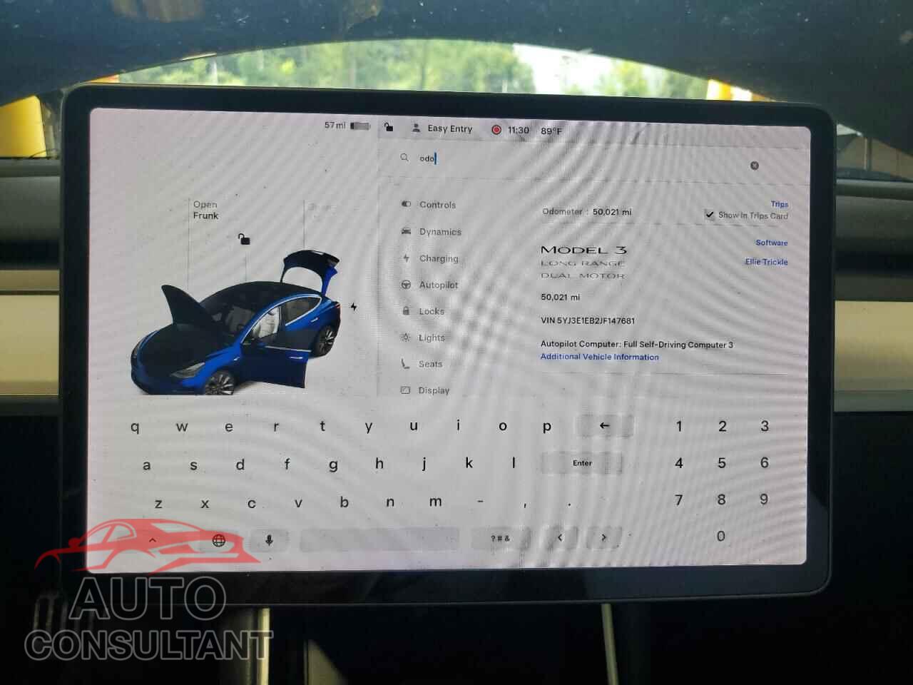 TESLA MODEL 3 2018 - 5YJ3E1EB2JF147681