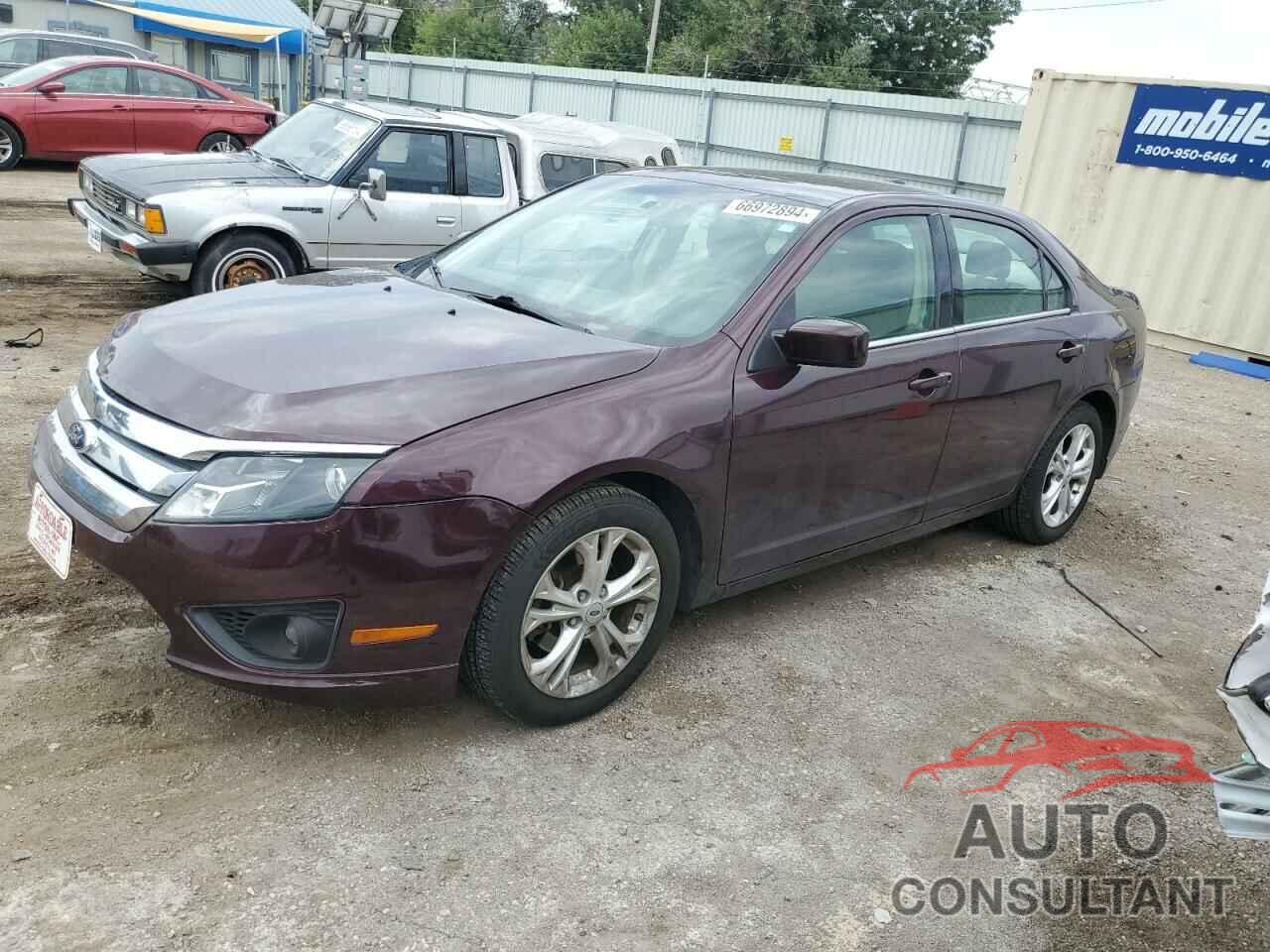 FORD FUSION 2012 - 3FAHP0HA9CR437565