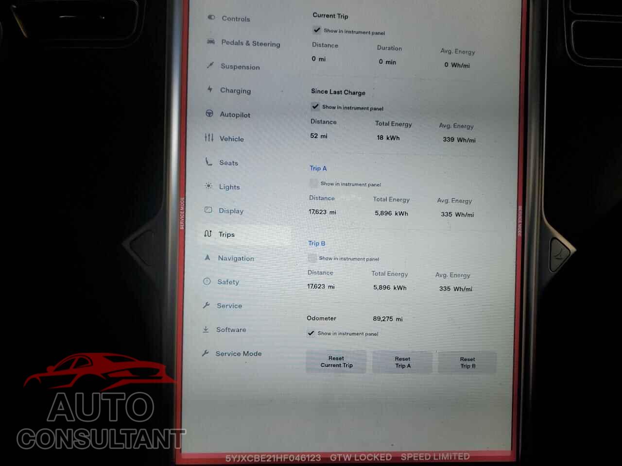 TESLA MODEL X 2017 - 5YJXCBE21HF046123