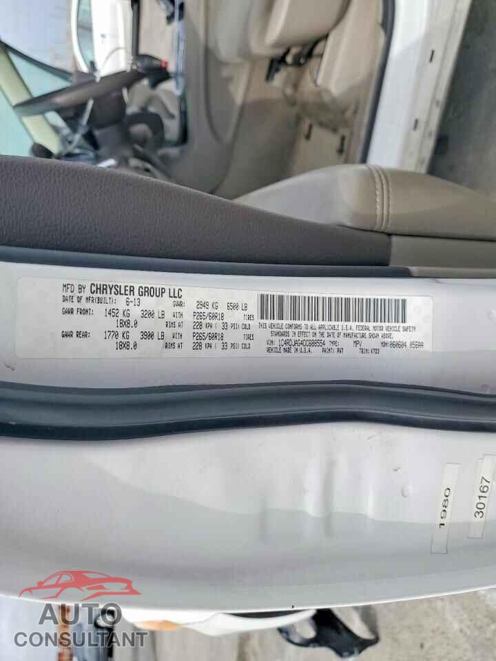 DODGE DURANGO 2013 - 1C4RDJAG4DC688554