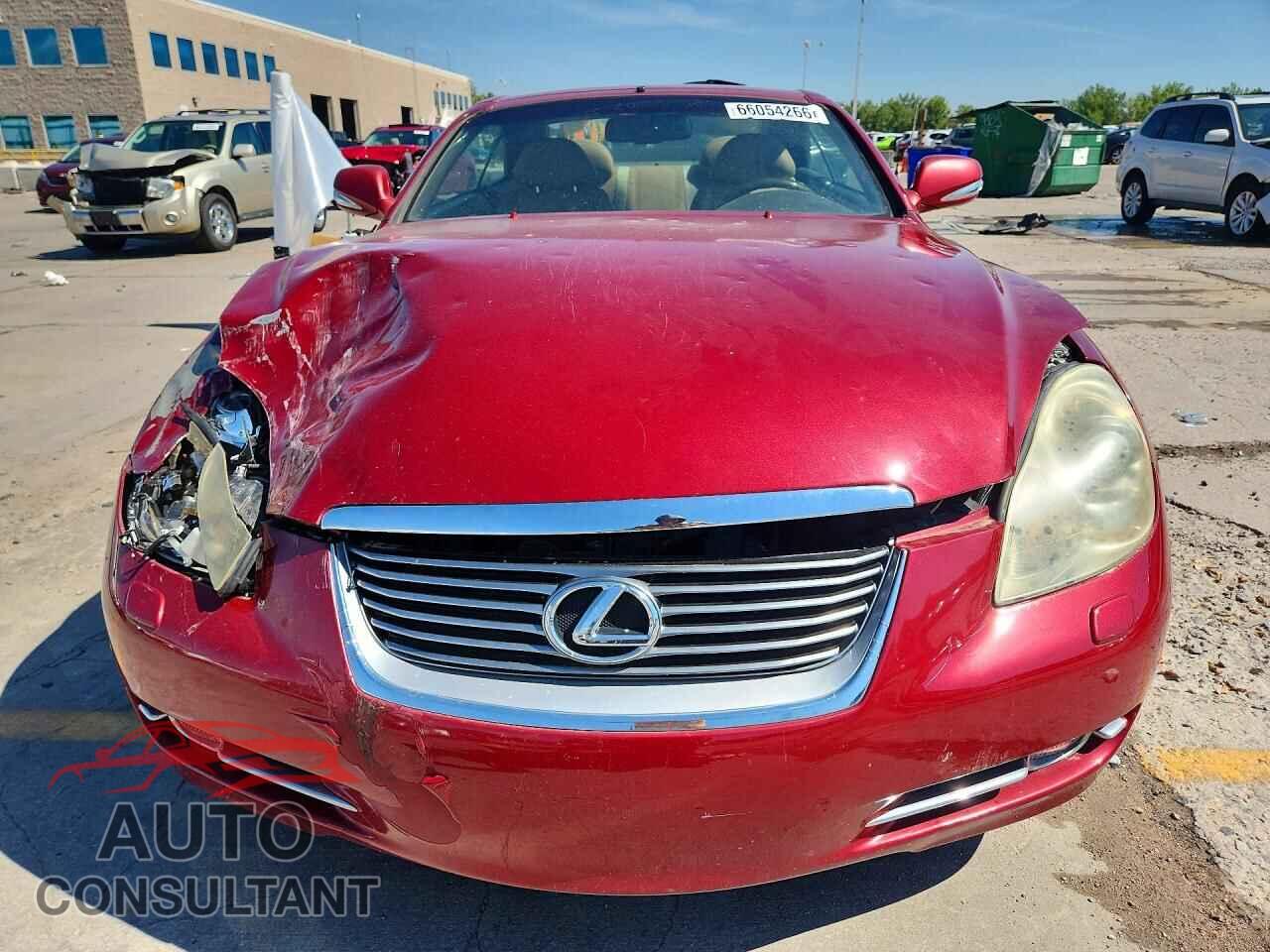 LEXUS SC430 2010 - JTHFN2EY8A9021602