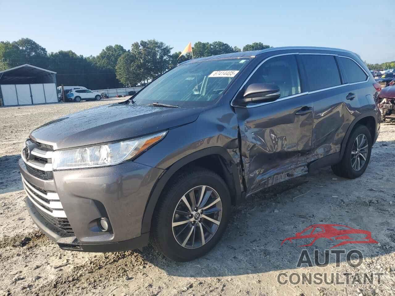 TOYOTA HIGHLANDER 2019 - 5TDKZRFH3KS562572