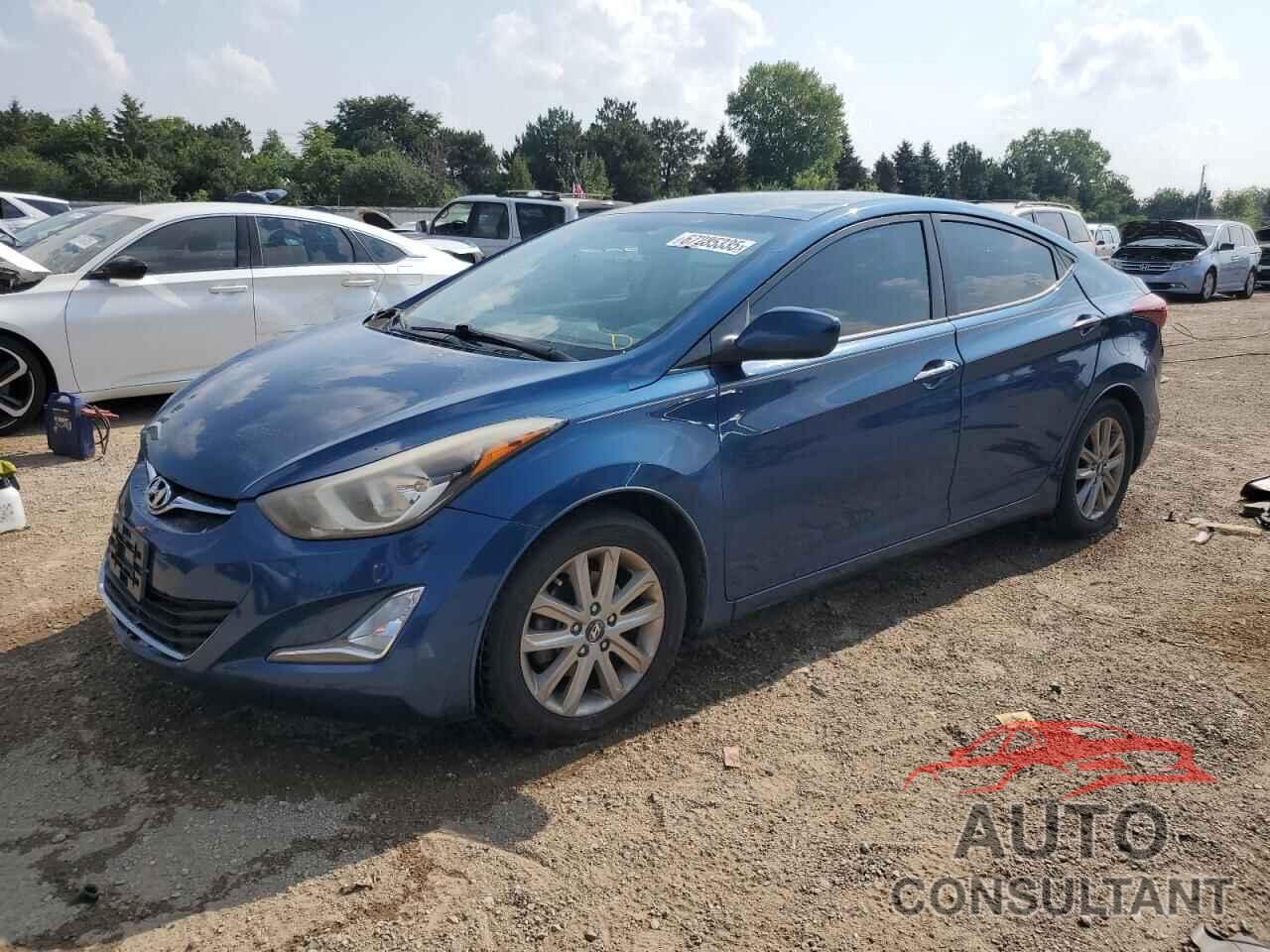 HYUNDAI ELANTRA 2014 - KMHDH4AE5EU155358