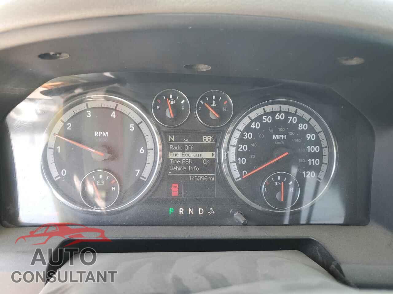 DODGE RAM 1500 2012 - 3C6JD6EP0CG169086