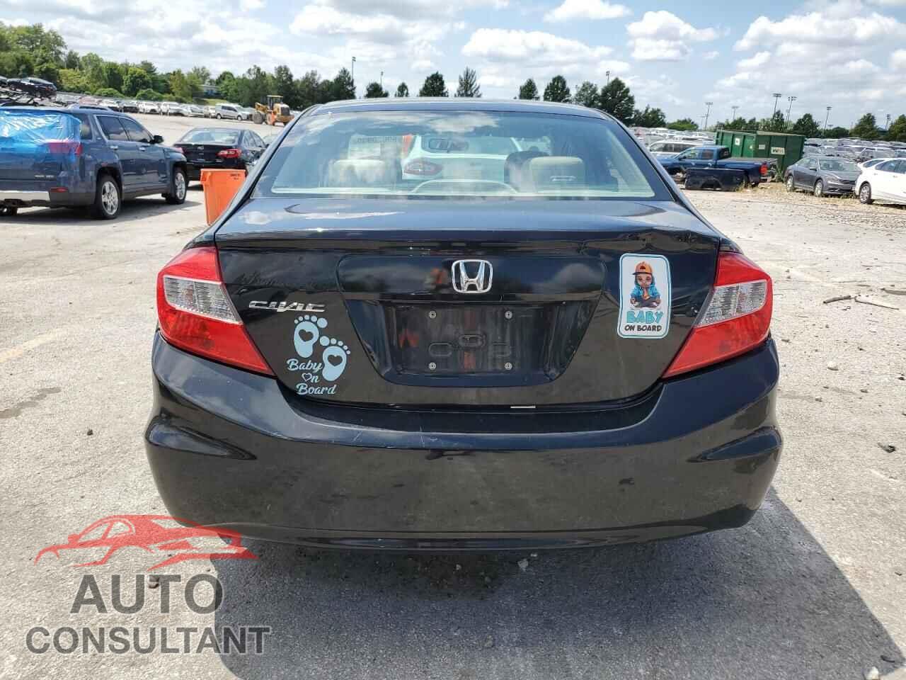 HONDA CIVIC 2012 - 19XFB2F58CE033133
