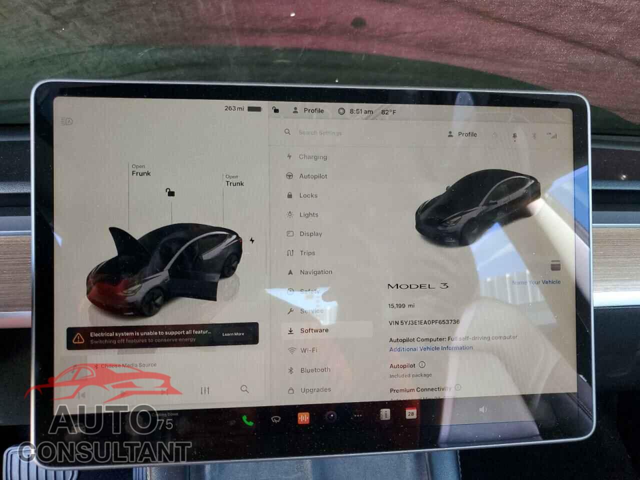 TESLA MODEL 3 2023 - 5YJ3E1EA0PF653736