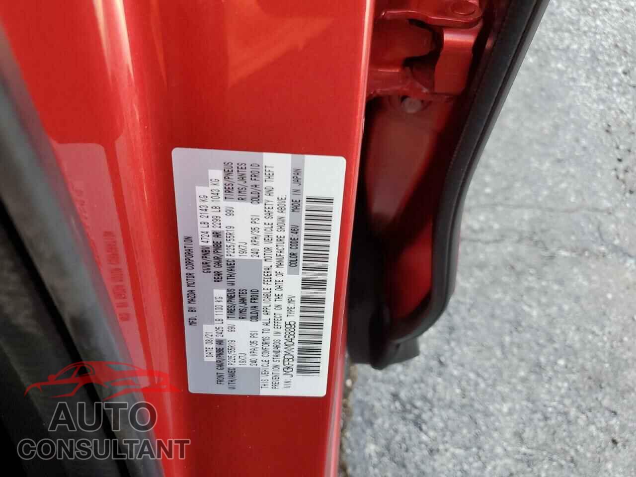 MAZDA CX-5 2021 - JM3KFBDMXM0468895