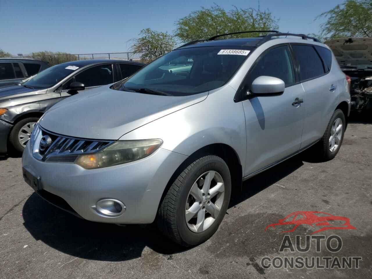 NISSAN MURANO 2009 - JN8AZ18U79W010675