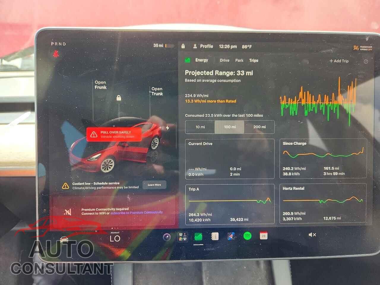 TESLA MODEL 3 2022 - 5YJ3E1EA9NF286512