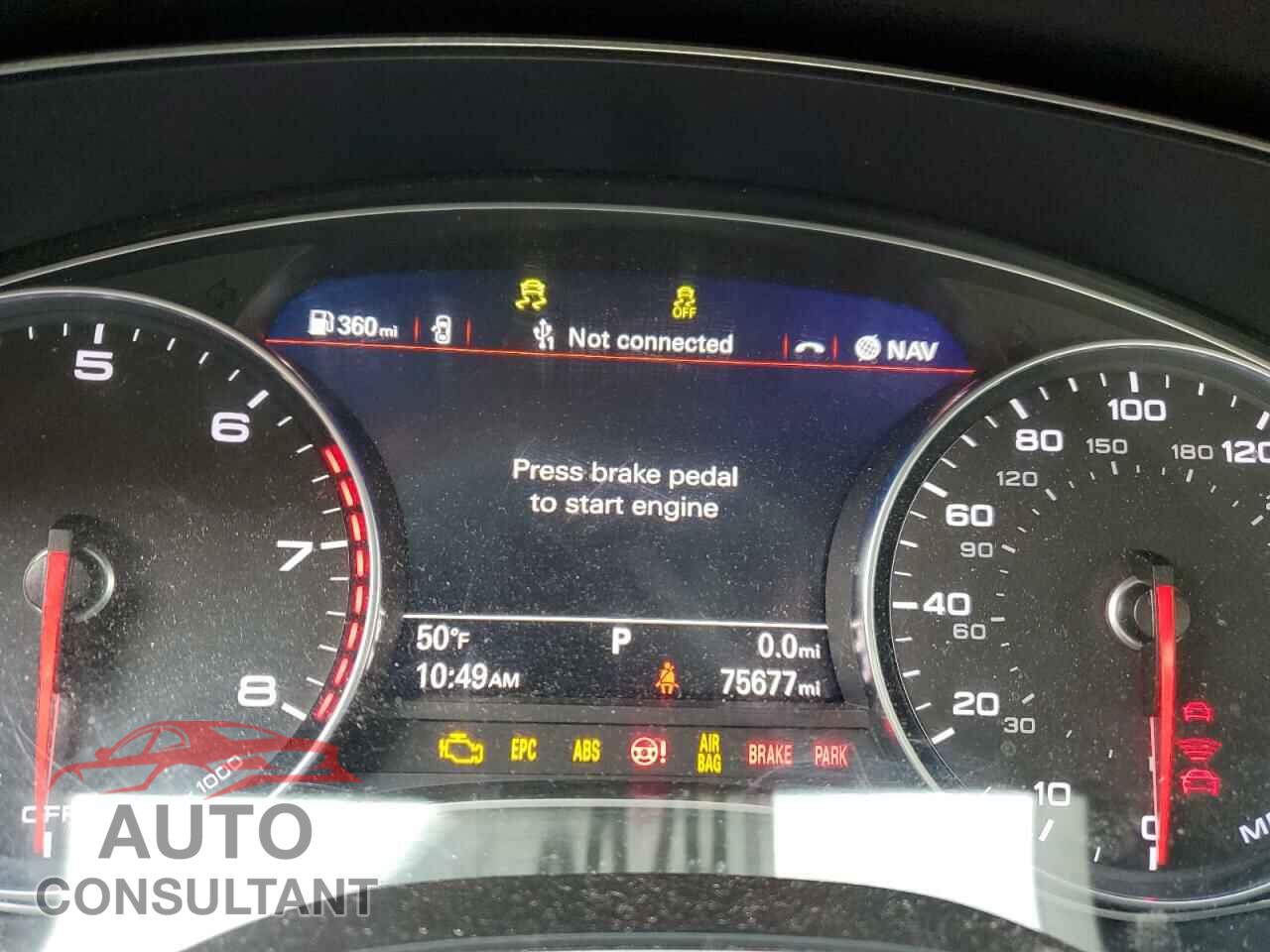 AUDI A6 2017 - WAUF2BFCXHN036789