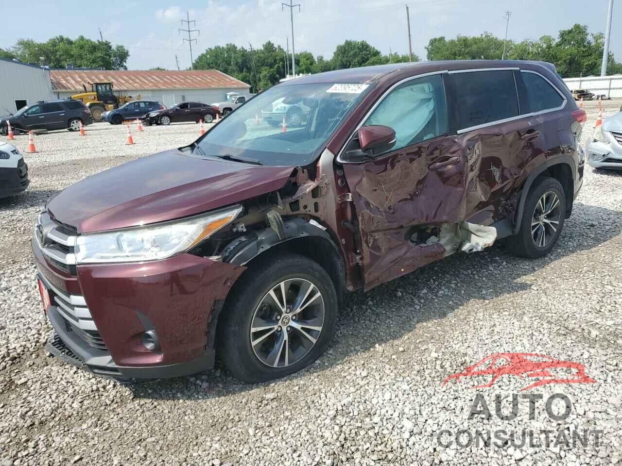 TOYOTA HIGHLANDER 2019 - 5TDZZRFH8KS370384