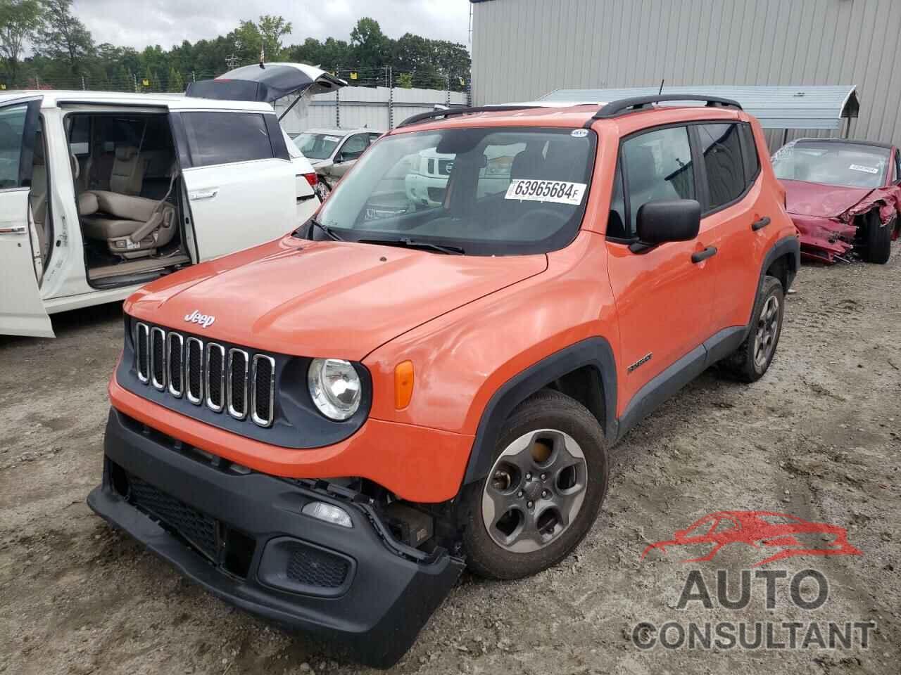 JEEP RENEGADE 2017 - ZACCJAAB7HPF24624