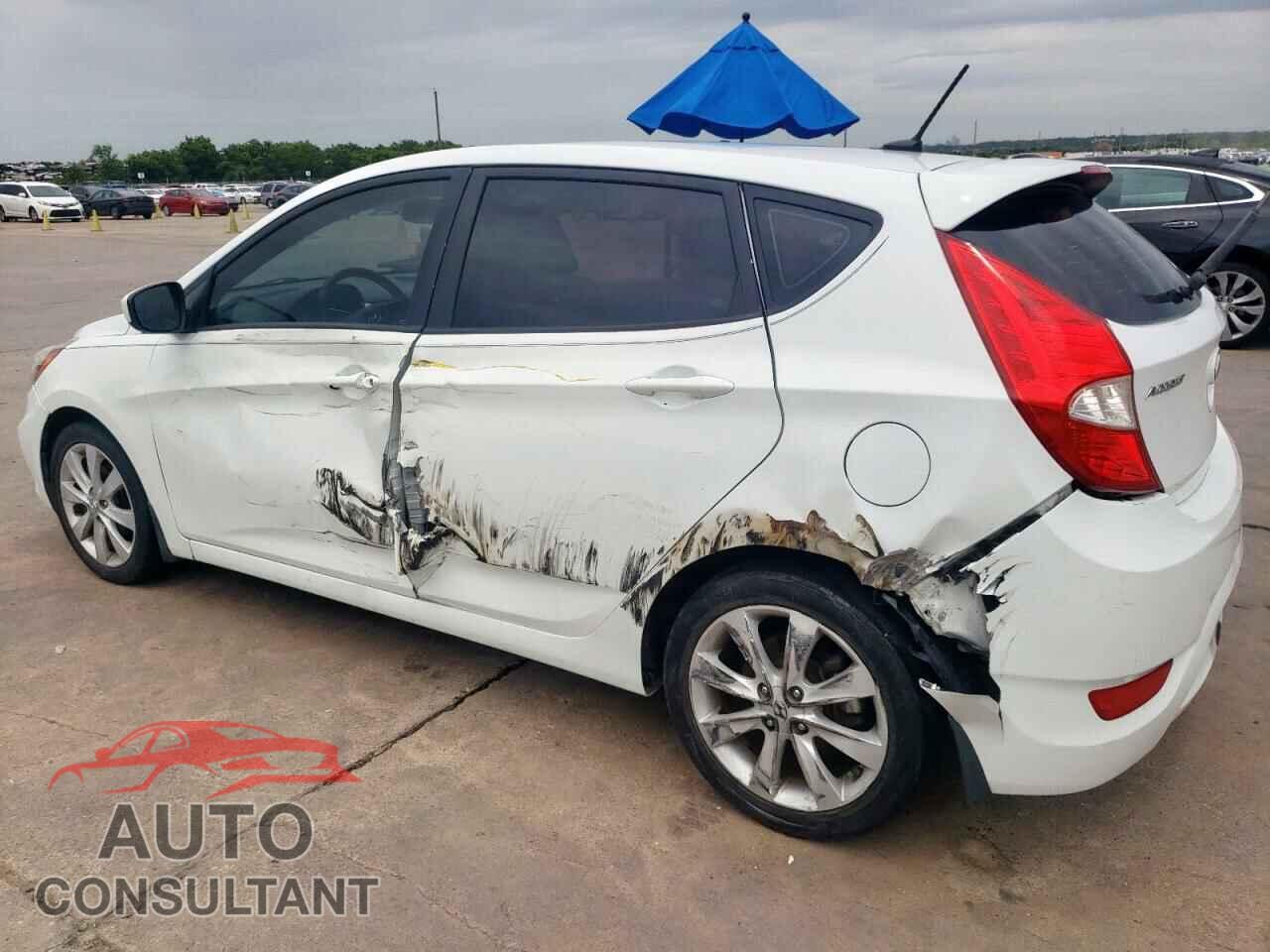 HYUNDAI ACCENT 2012 - KMHCU5AE2CU038248