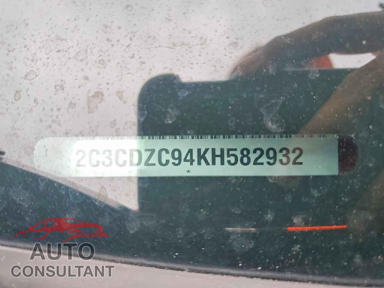 DODGE CHALLENGER 2019 - 2C3CDZC94KH582932