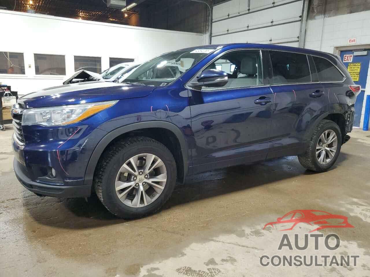 TOYOTA HIGHLANDER 2015 - 5TDBKRFH0FS159949