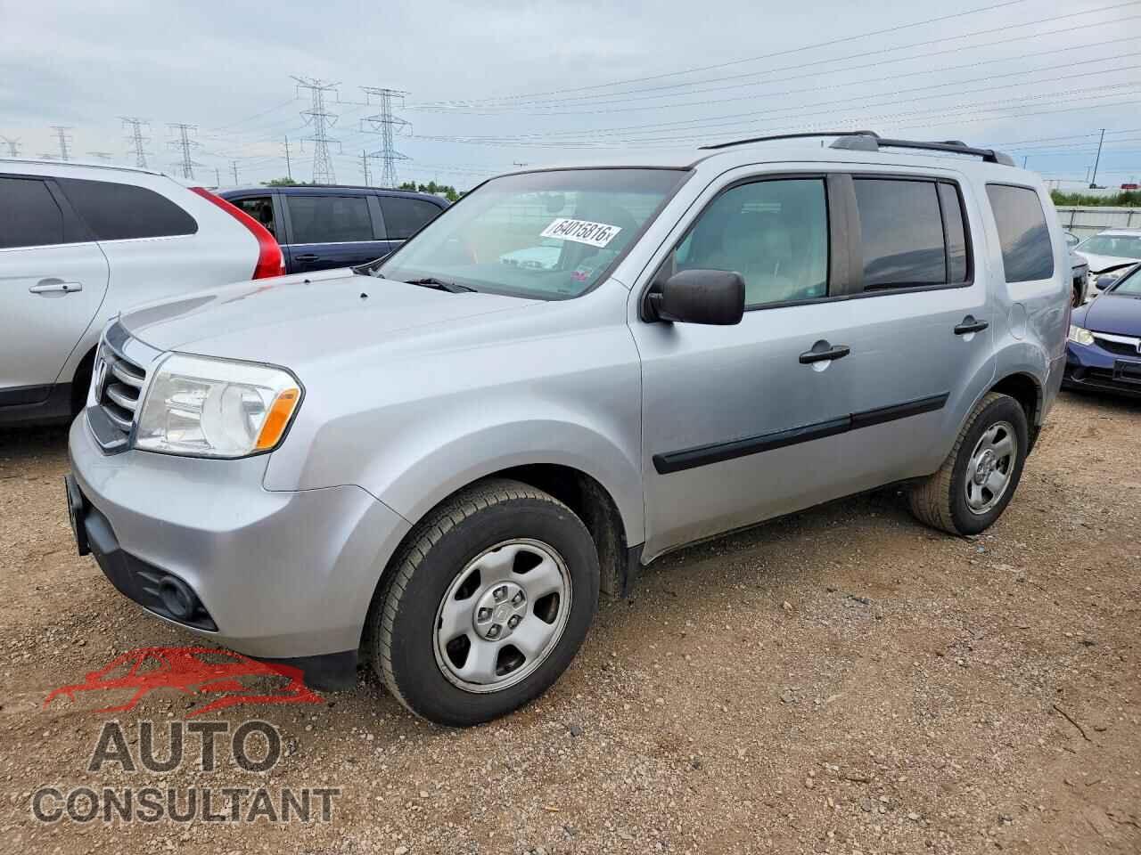 HONDA PILOT 2012 - 5FNYF4H20CB012847