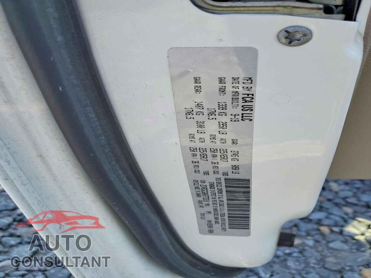 DODGE CARAVAN 2019 - 2C4RDGCG6KR773318