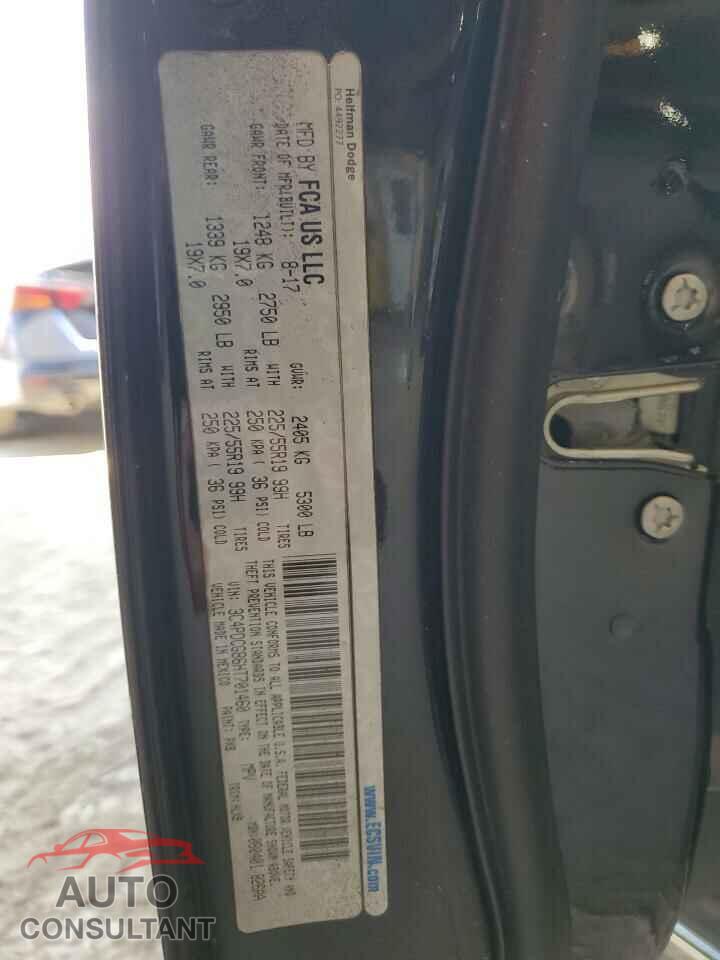 DODGE JOURNEY 2017 - 3C4PDCGB6HT701460