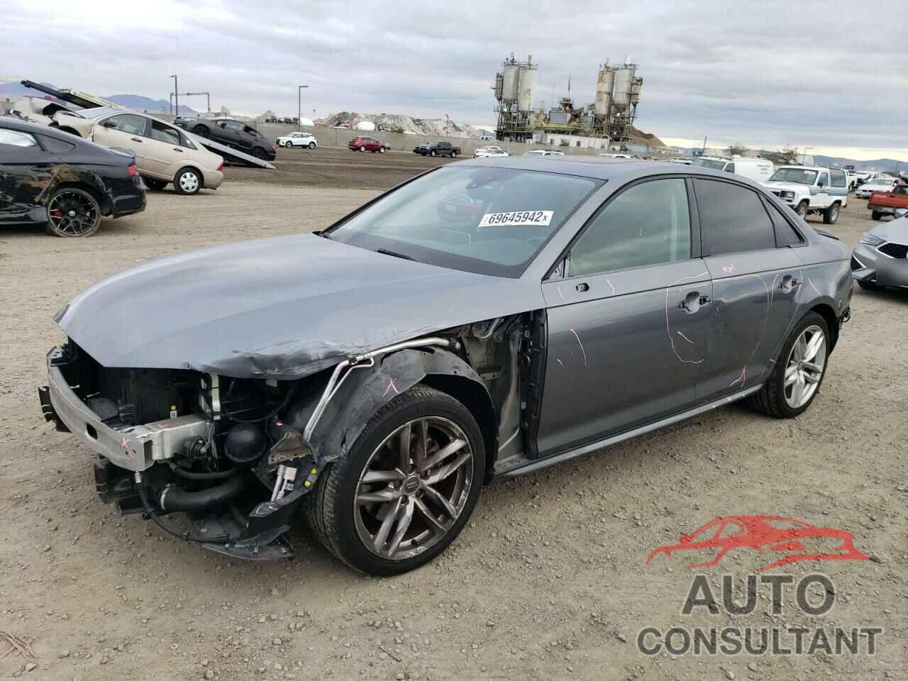 AUDI A4 2017 - WAUKMAF46HN053682