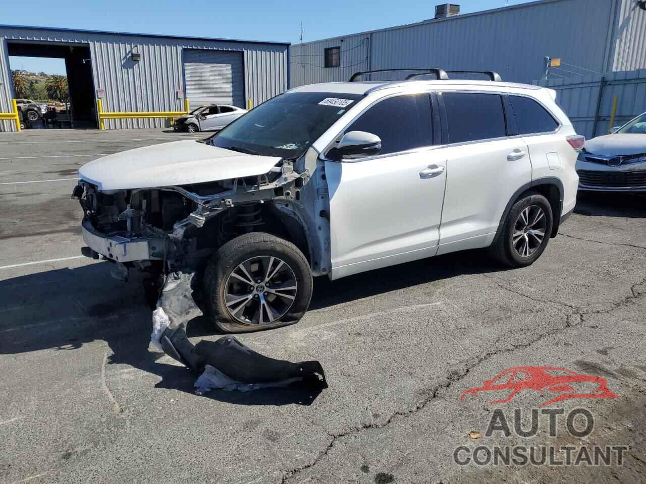 TOYOTA HIGHLANDER 2016 - 5TDJKRFH6GS224817