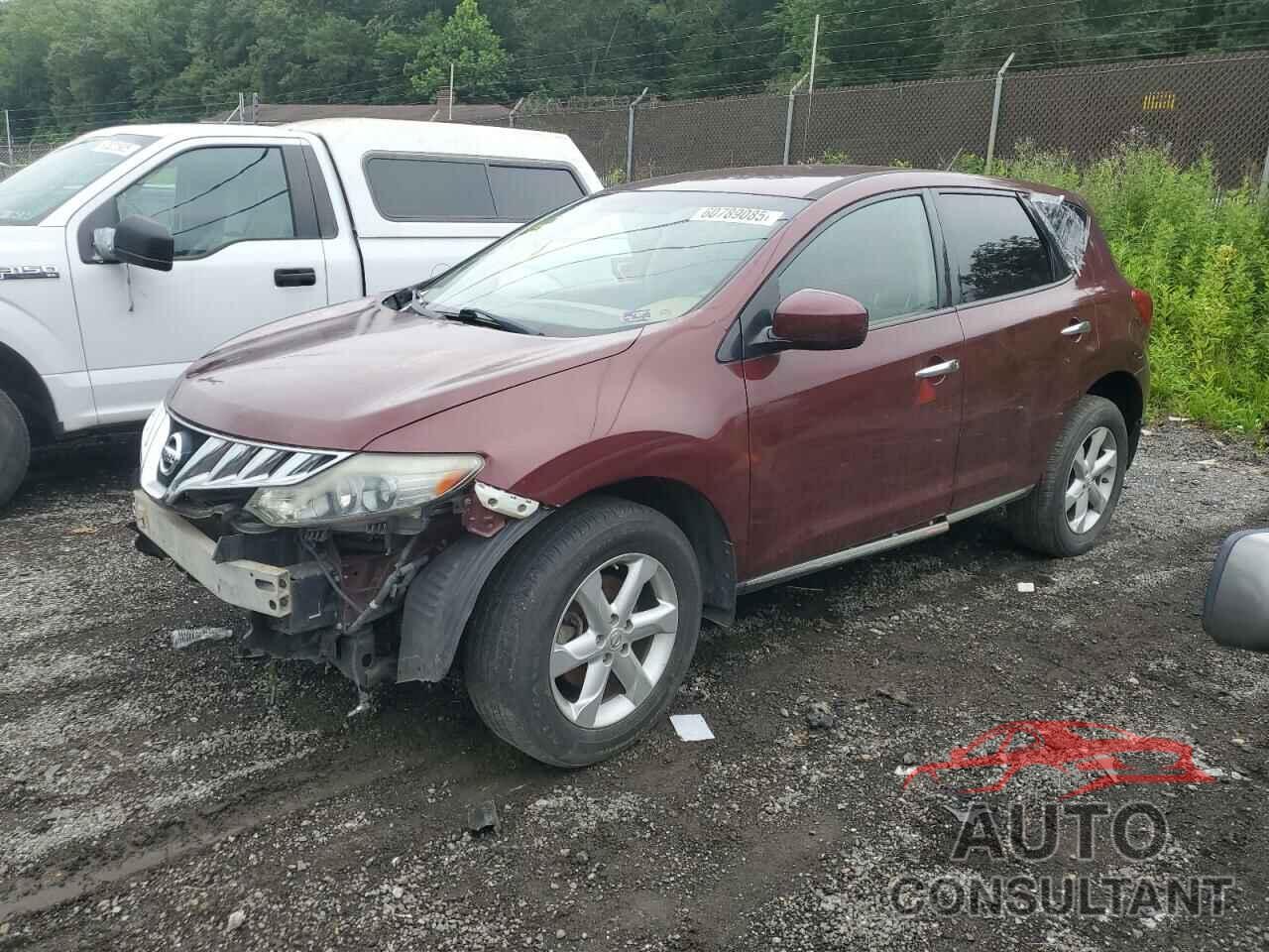 NISSAN MURANO 2009 - JN8AZ18W19W140551