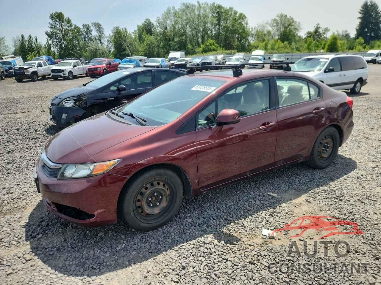 HONDA CIVIC 2012 - 19XFB2F84CE050537