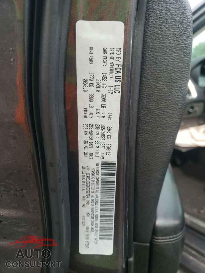 DODGE DURANGO 2017 - 1C4RDJDG9HC766764