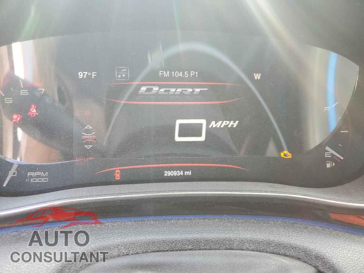 DODGE DART 2013 - 1C3CDFCH4DD313612