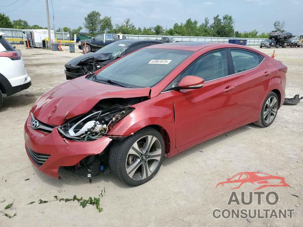 HYUNDAI ELANTRA 2015 - KMHDH4AHXFU227067