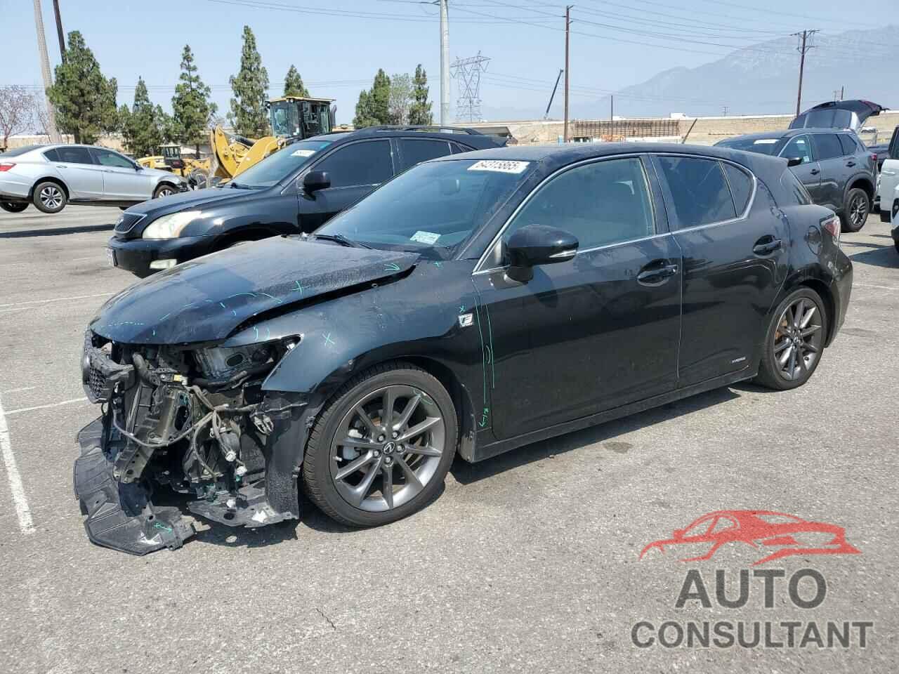 LEXUS CT 200 2012 - JTHKD5BH7C2116168