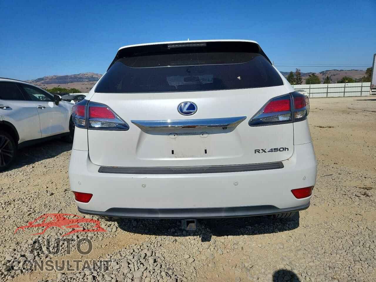 LEXUS RX450 2013 - JTJBC1BA0D2065322