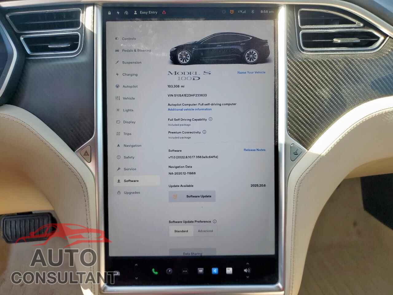 TESLA MODEL S 2017 - 5YJSA1E23HF233633