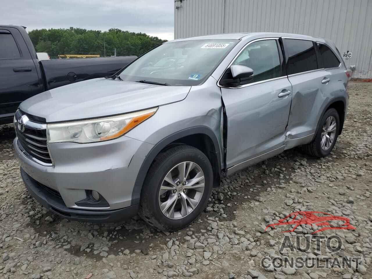 TOYOTA HIGHLANDER 2014 - 5TDBKRFH3ES061819