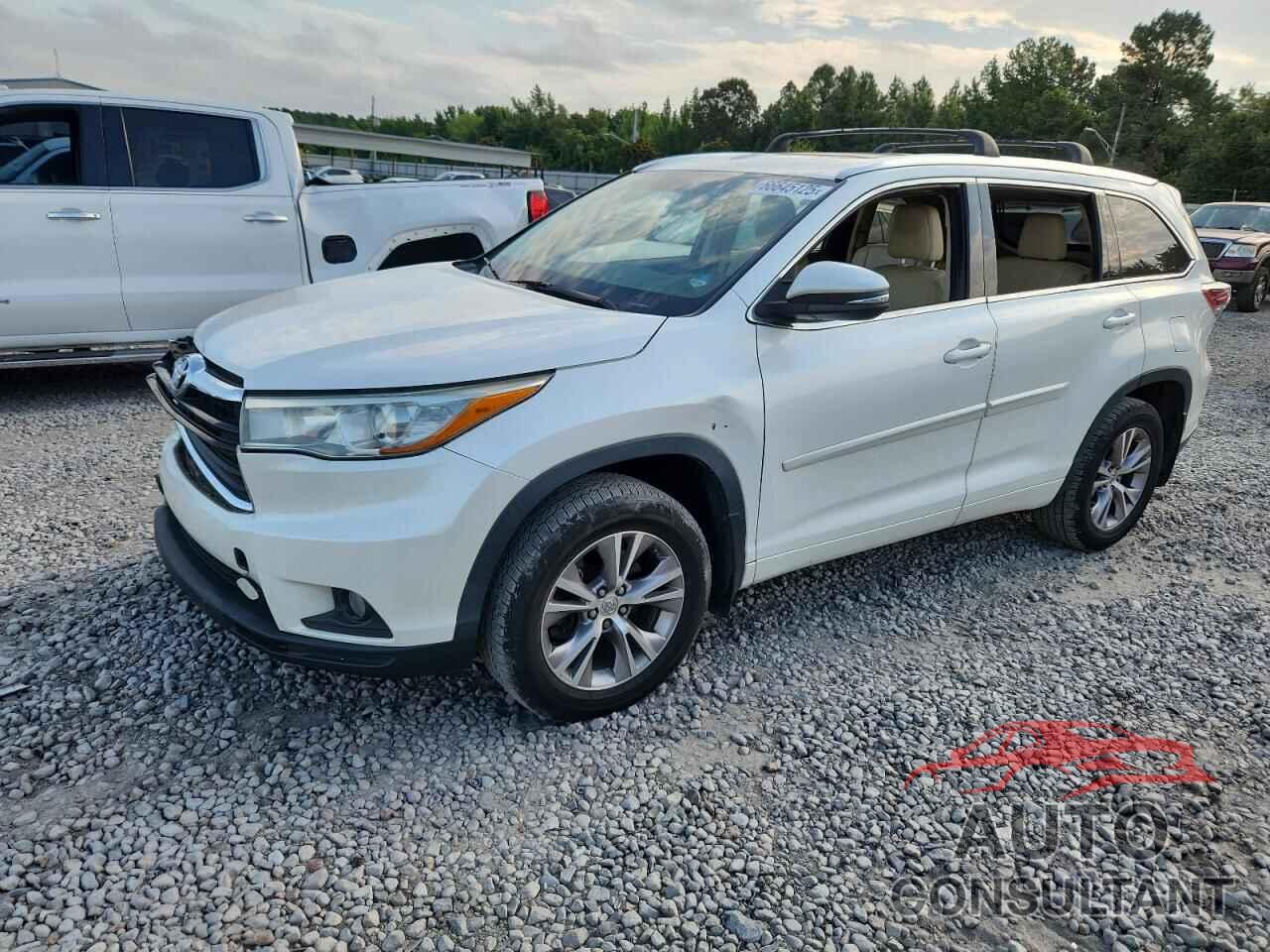 TOYOTA HIGHLANDER 2015 - 5TDJKRFH1FS199680