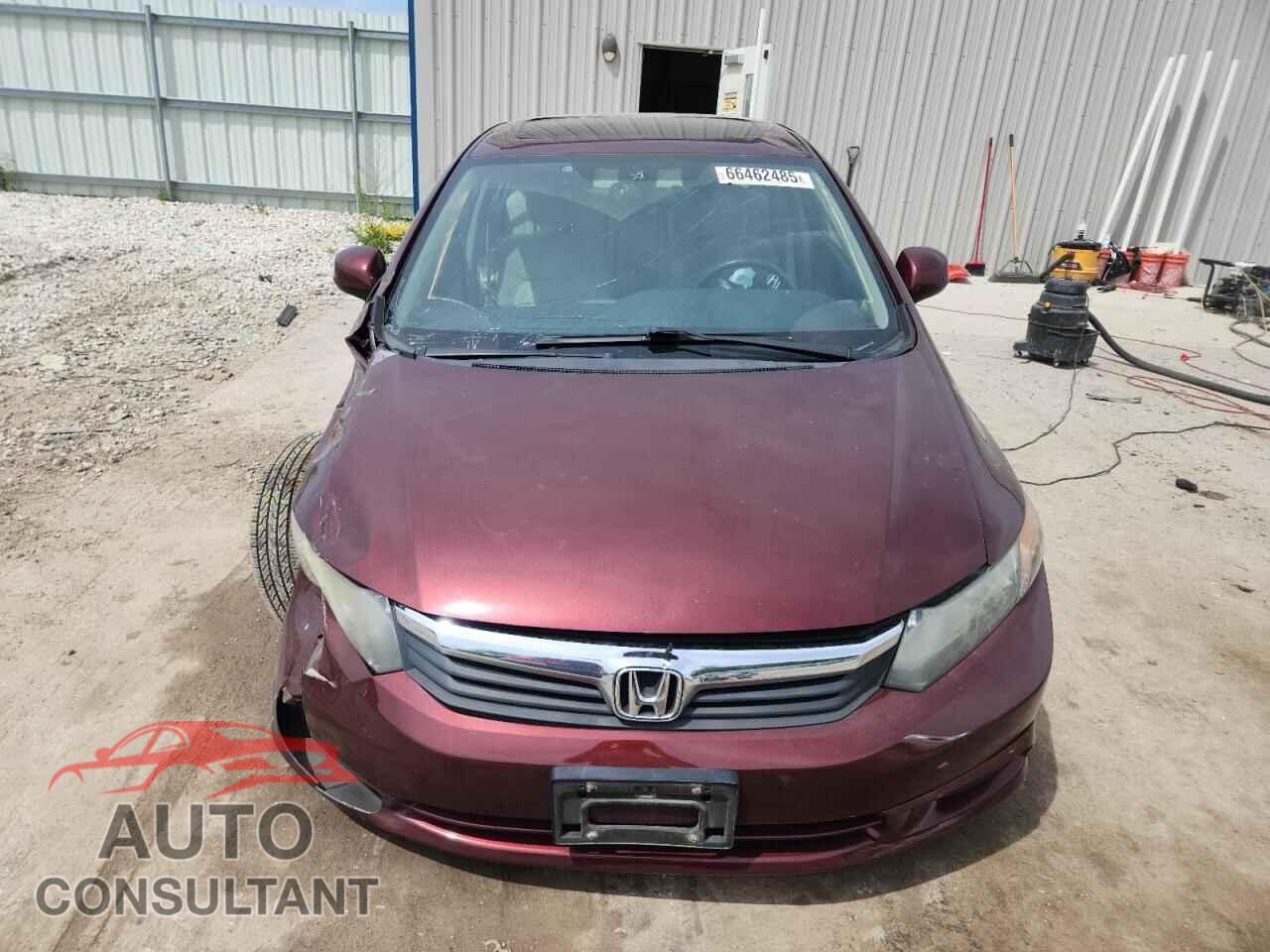 HONDA CIVIC 2012 - 19XFB2F8XCE043155