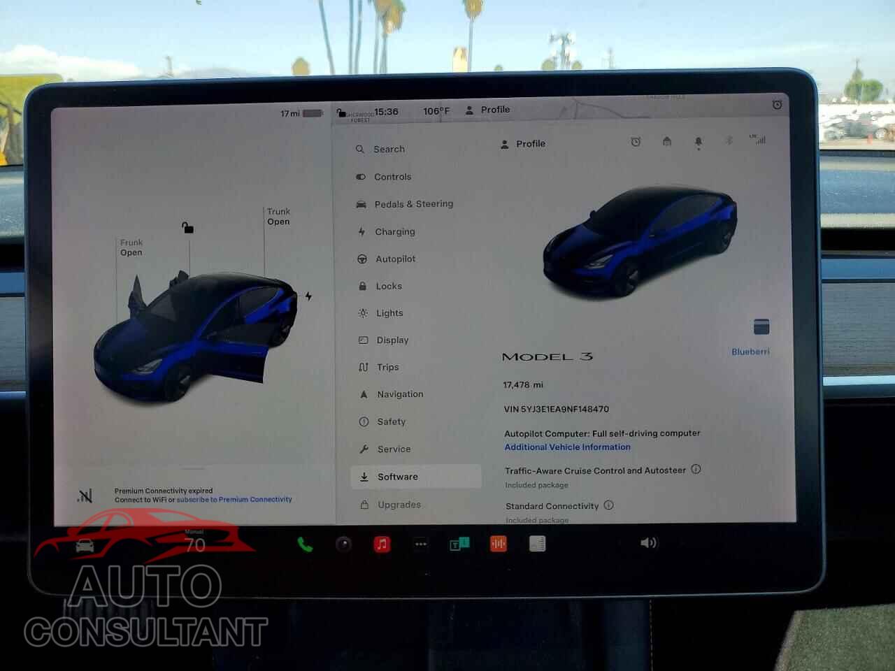 TESLA MODEL 3 2022 - 5YJ3E1EA9NF148470
