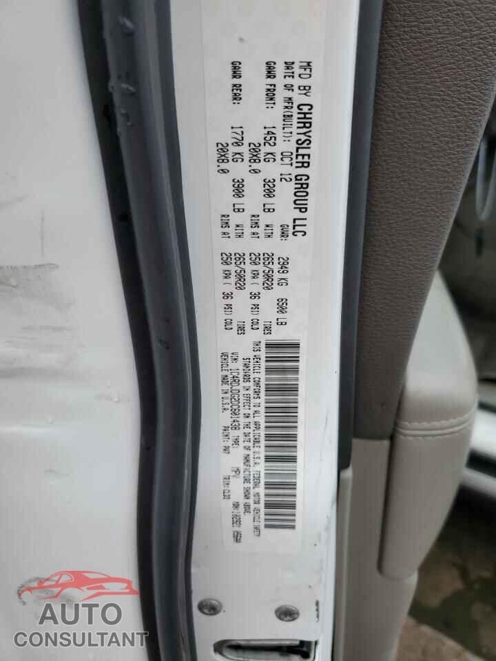 DODGE DURANGO 2013 - 1C4RDJDG2DC601438