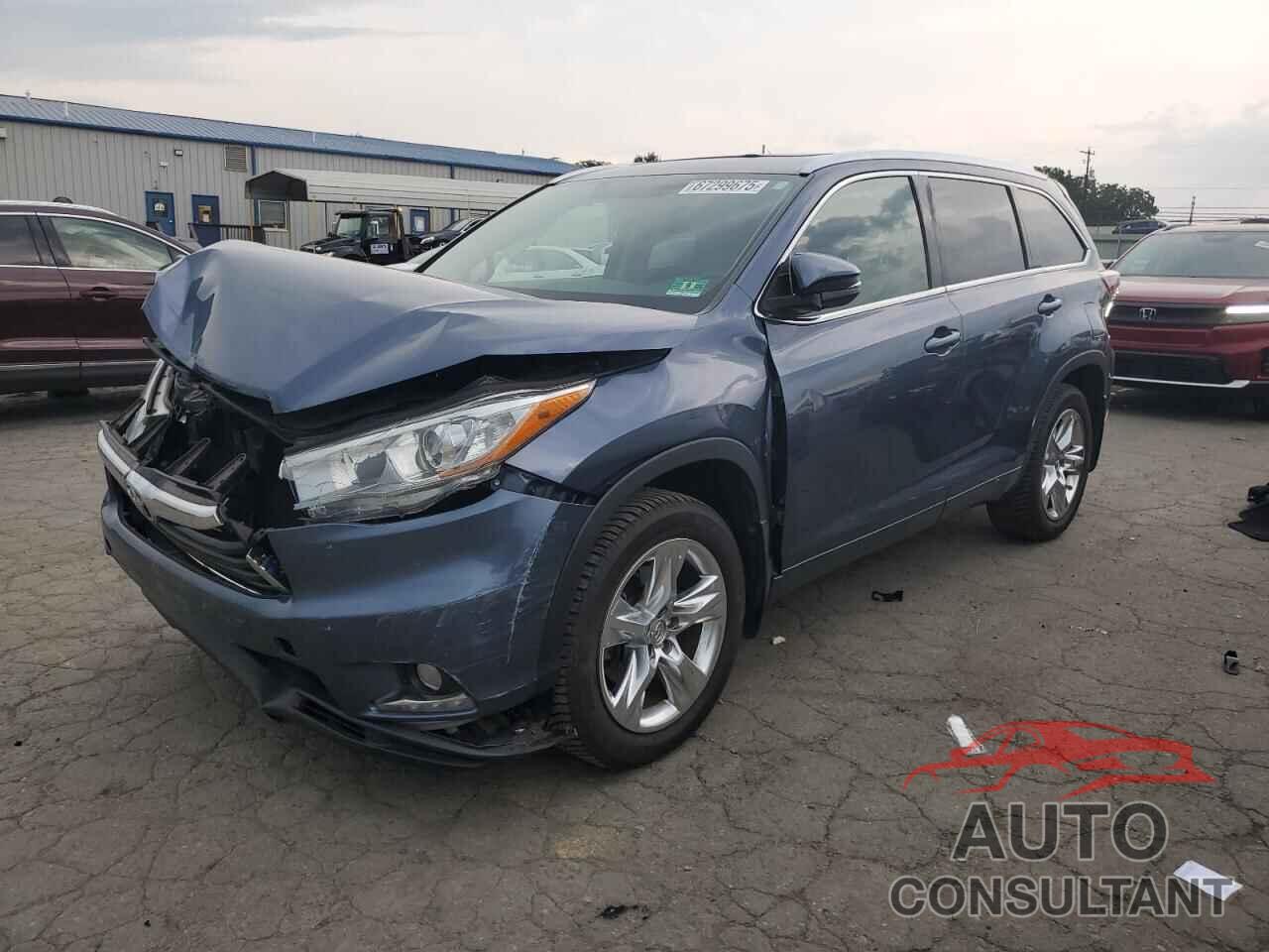TOYOTA HIGHLANDER 2015 - 5TDDKRFHXFS083343