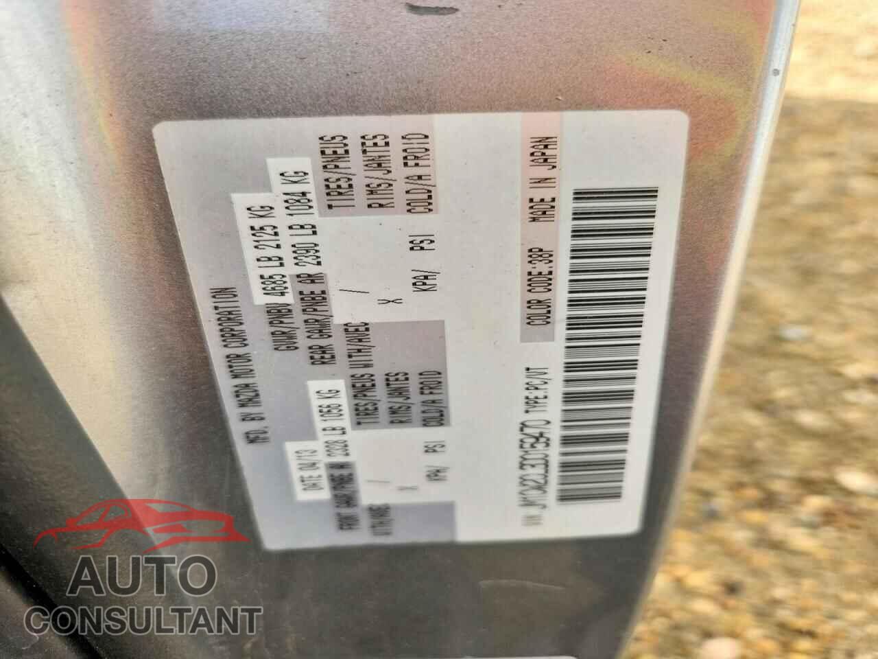 MAZDA 5 2013 - JM1CW2CL3D0159470