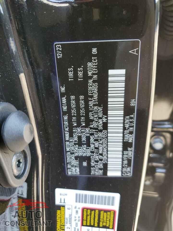 TOYOTA HIGHLANDER 2024 - 5TDKDRAH2RS051550